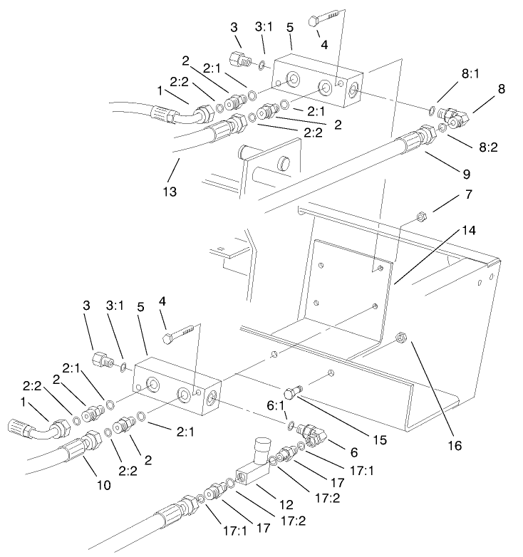 Rear Hydraulic Manifold Assembly