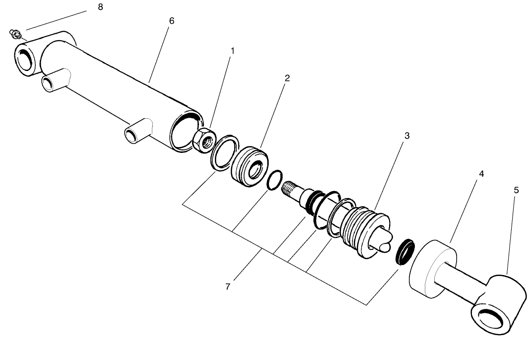 Hydraulic Cylinder Assembly No. 93-9310