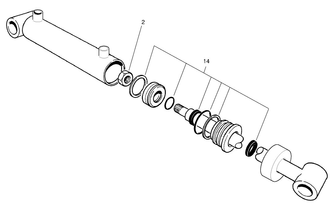 Hydraulic Cylinder Assembly No. 99-6986