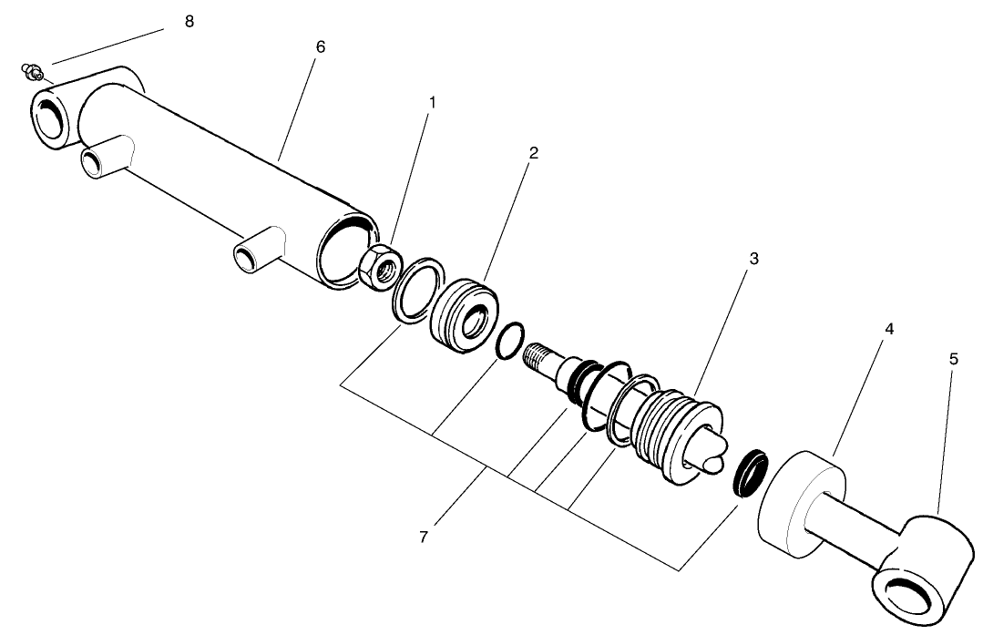 Hydraulic Cylinder Assembly No. 93-9311