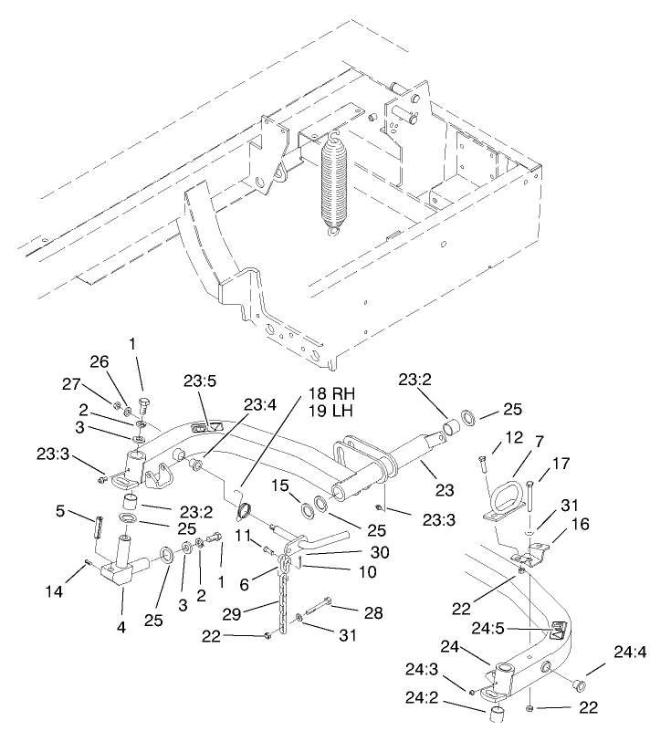 Rear Lift Arm Assembly