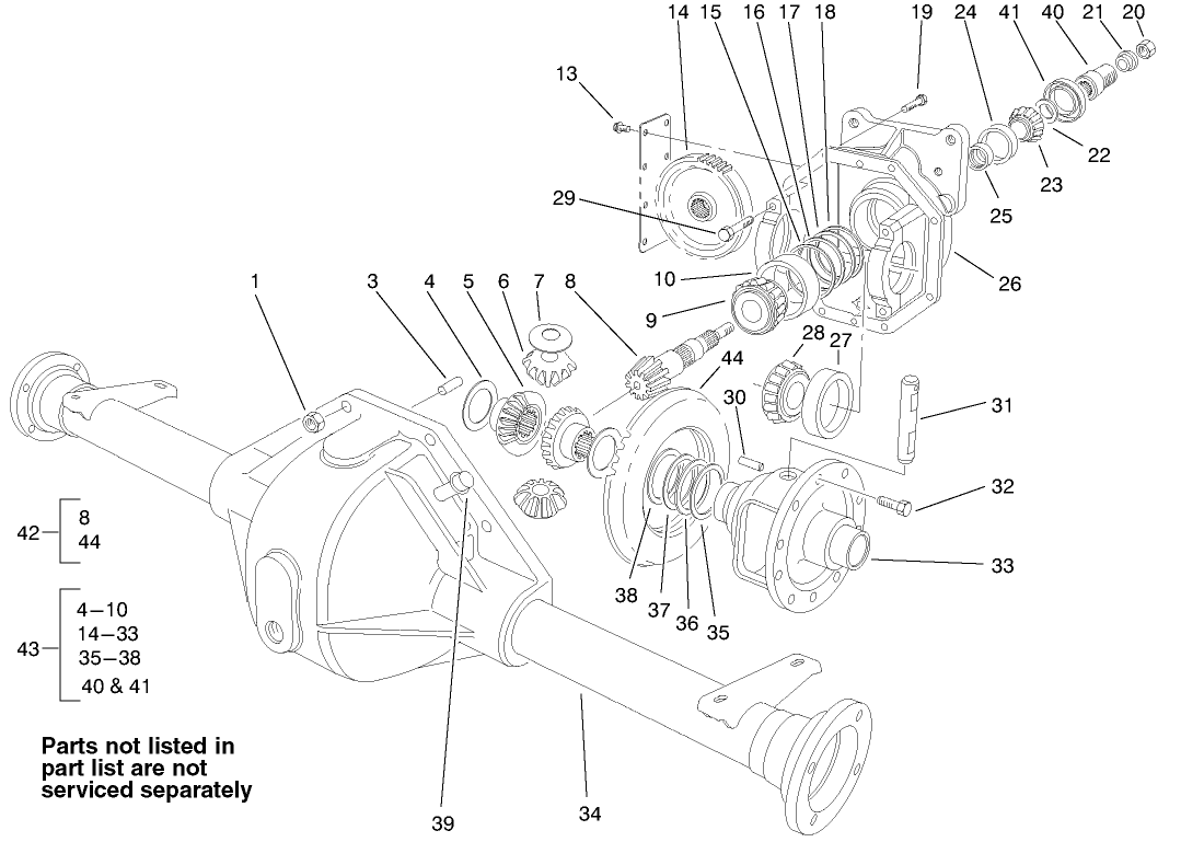 Axle Assembly No. 99-6981-03