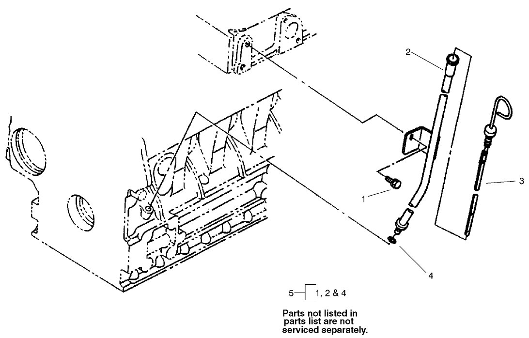 Dipstick And Guide Assembly