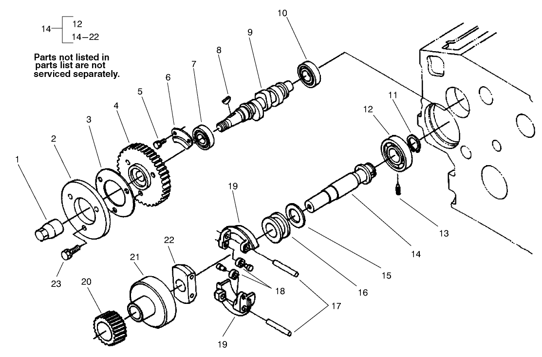 Fuel Camshaft Assembly