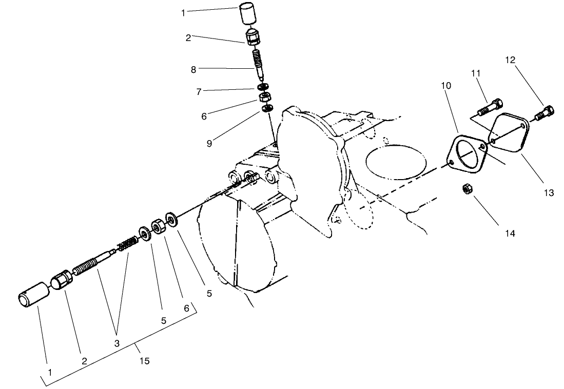 Engine Stop Lever Assembly
