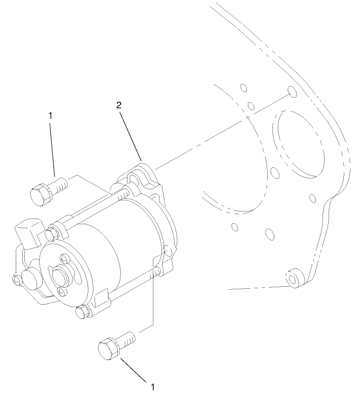 Starter Mount Assembly