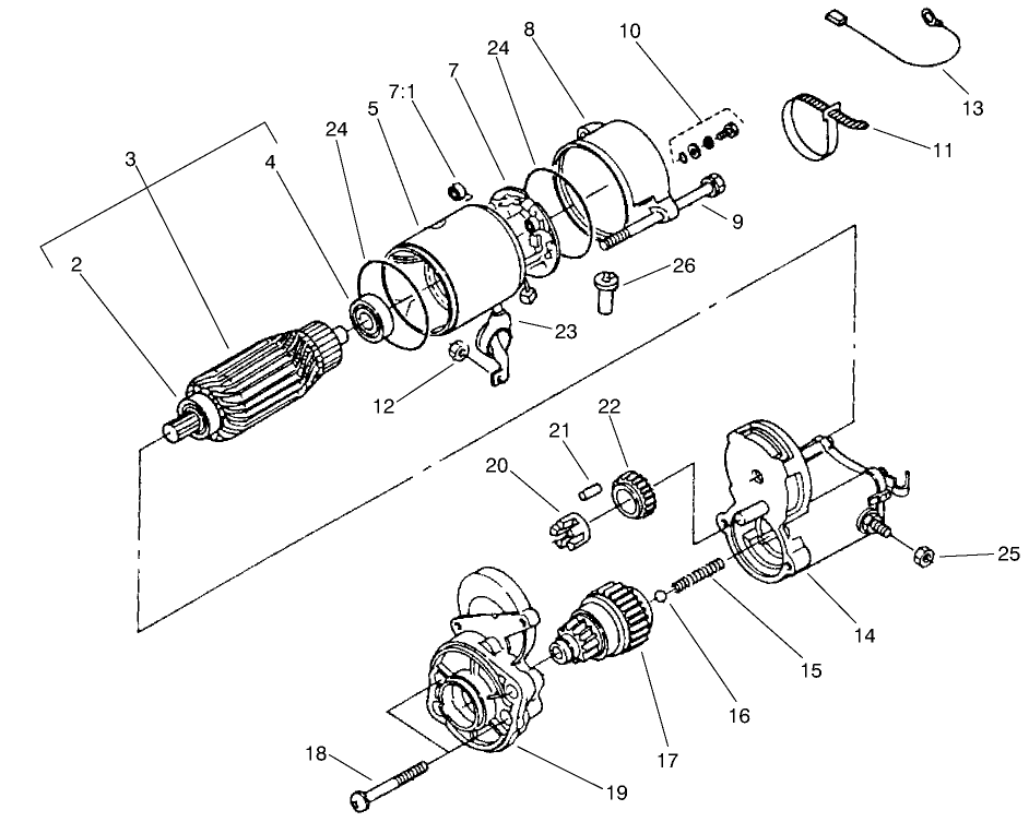 Starter Assembly No. 98-9705