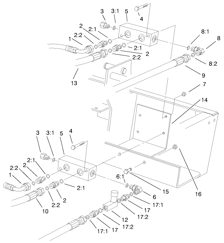 Rear Hydraulic Manifold Assembly