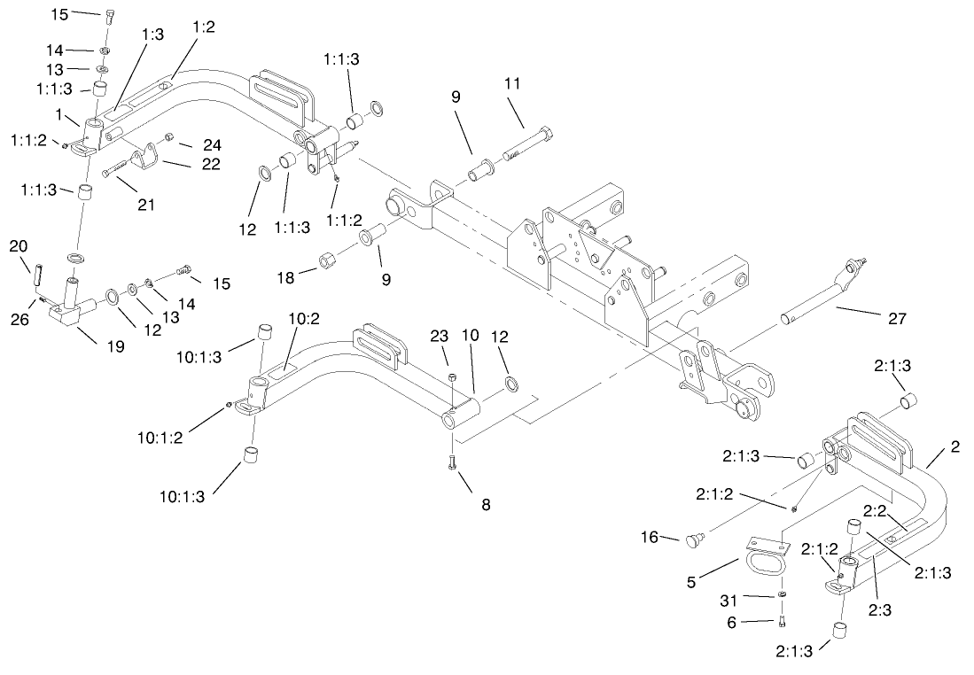 Front Lift Arm Assembly