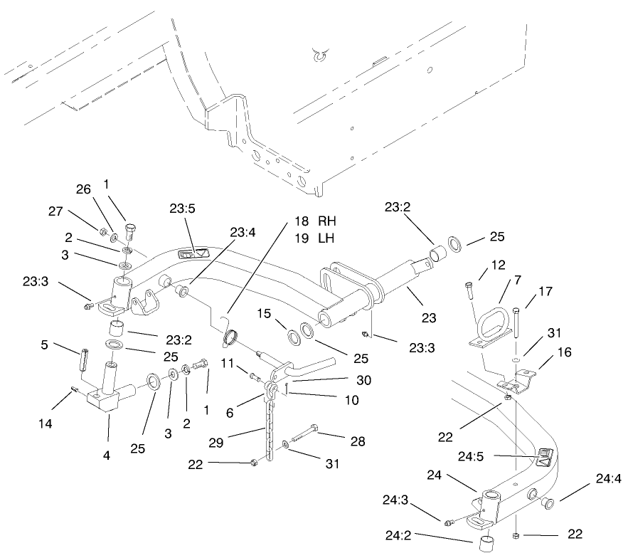 Rear Lift Arm Assembly