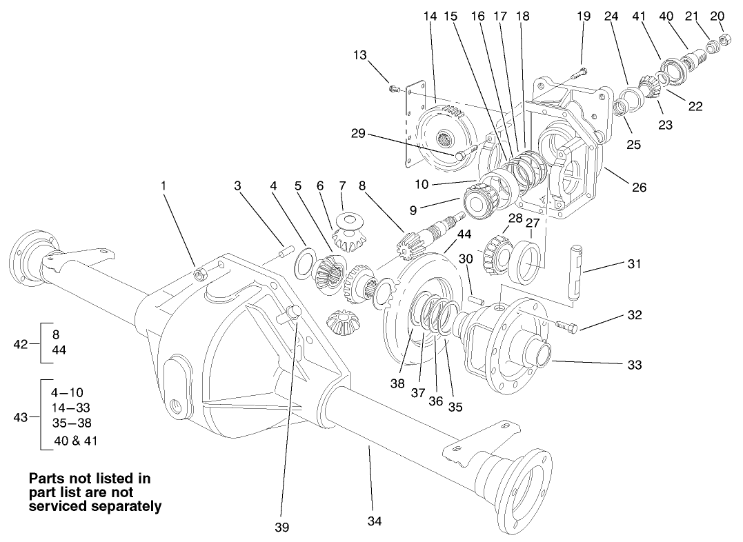 Axle Assembly No. 99-6981-03