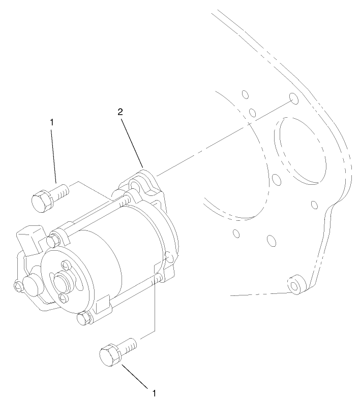 Starter Mount Assembly