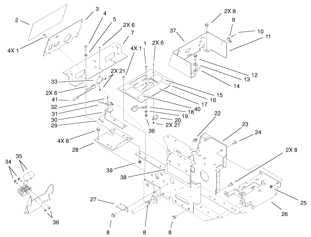 Hoodstand And Console Assembly