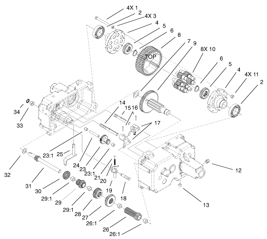 Transmission Gear Assembly