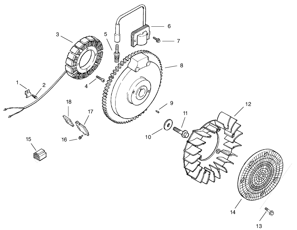 Ignition/electrical Assembly Kohler Model Ch15s-44533