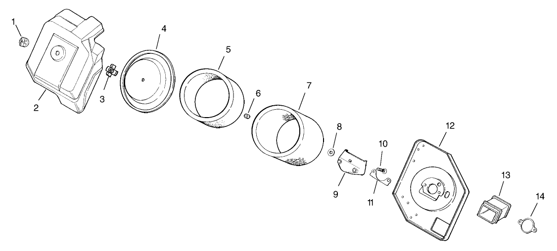 Air Intake/filtration Assembly Kohler Model 44533