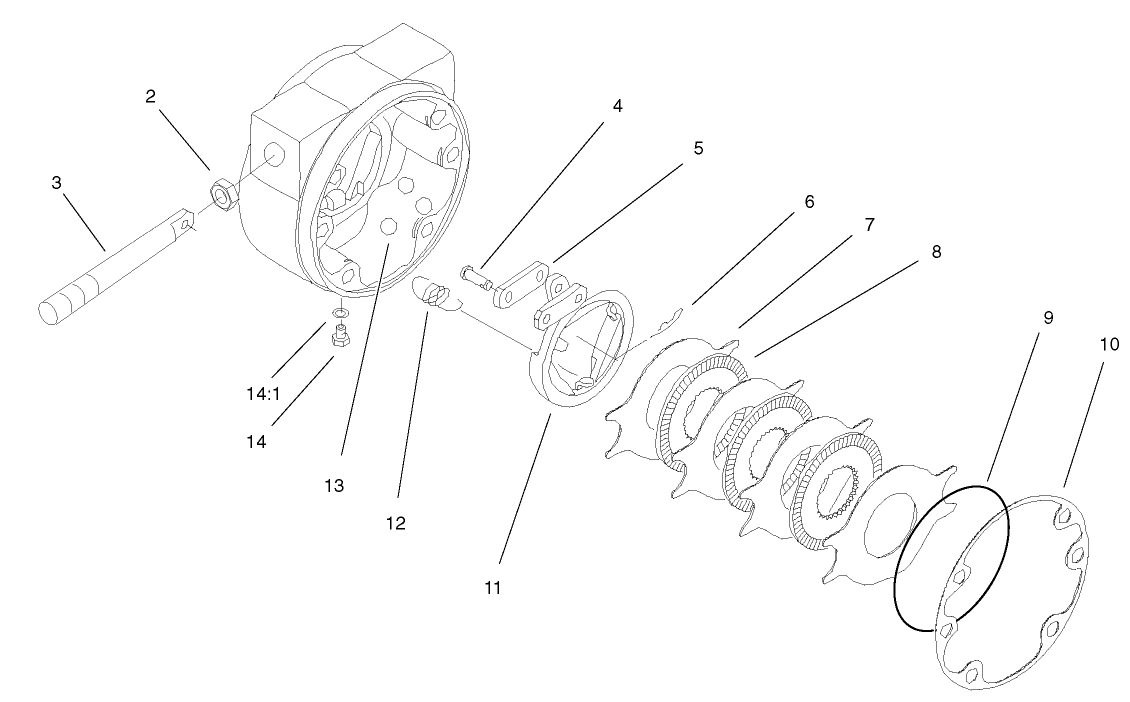 Rh Brake Assembly No. 100-3069