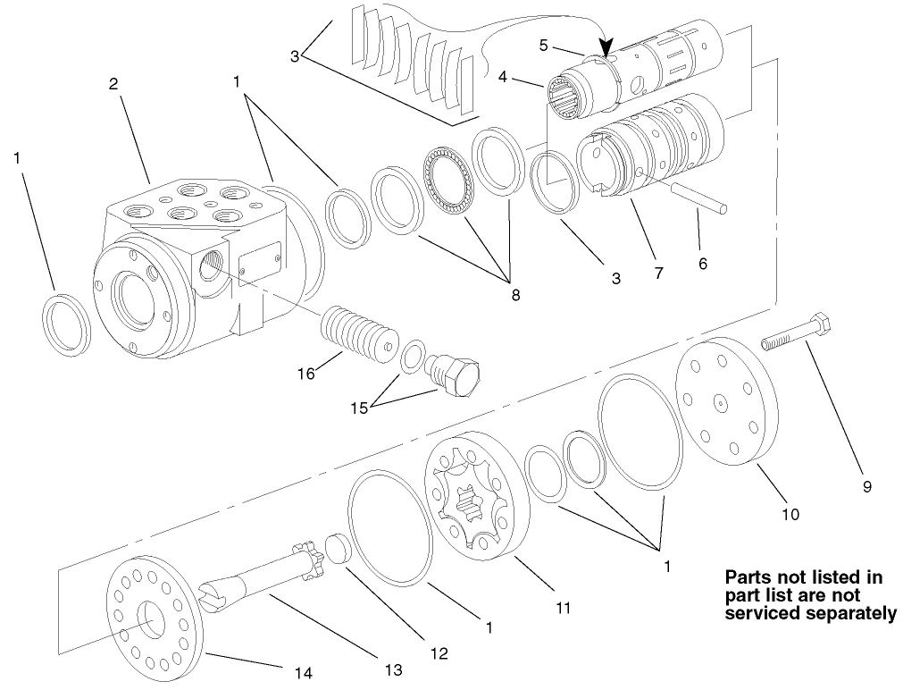 Steering Valve Assembly No. 104-2213