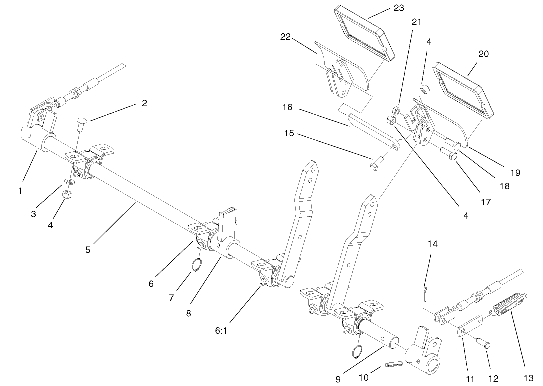 Brake Pedal And Linkage Assembly