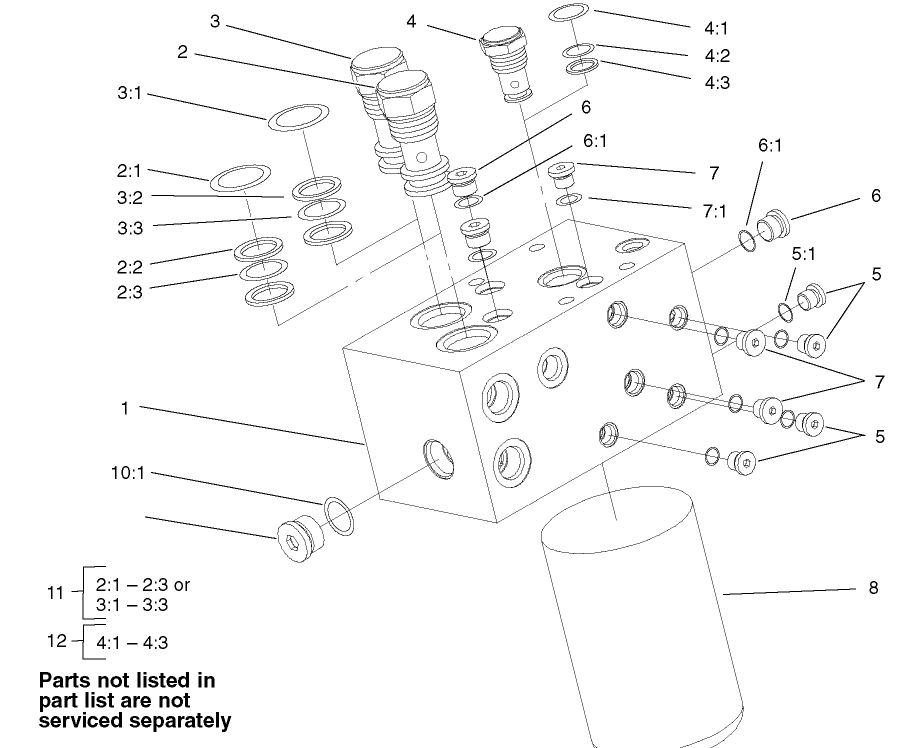 Filter Manifold Assembly No. 100-5558