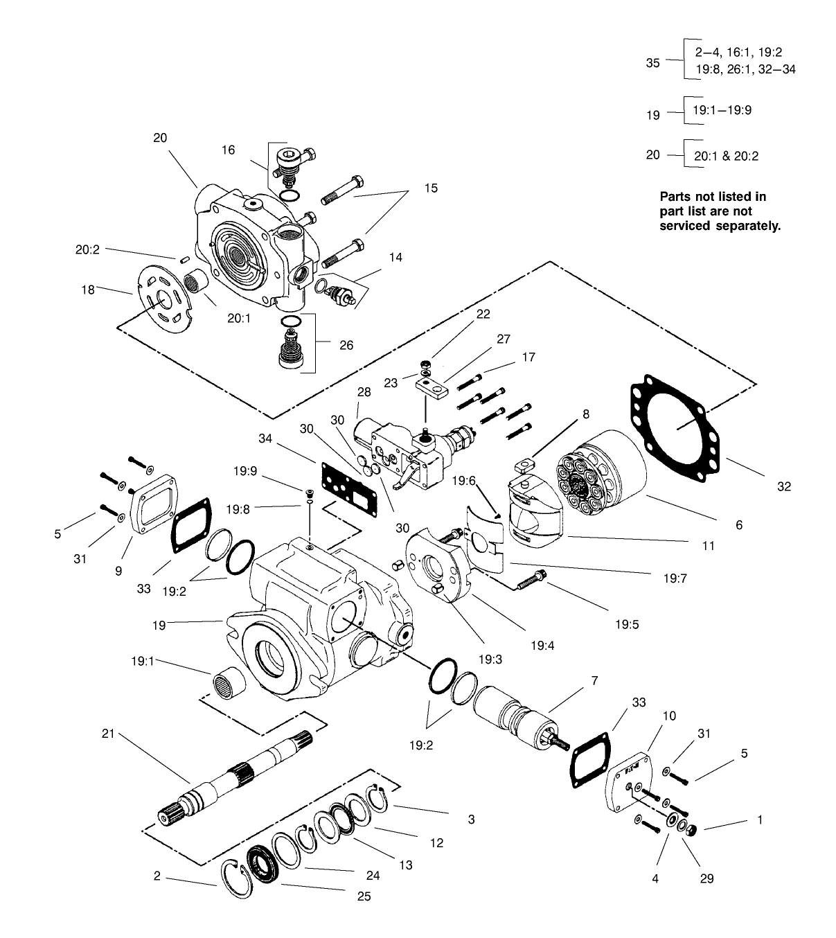 Piston Pump Assembly No. 100-3050