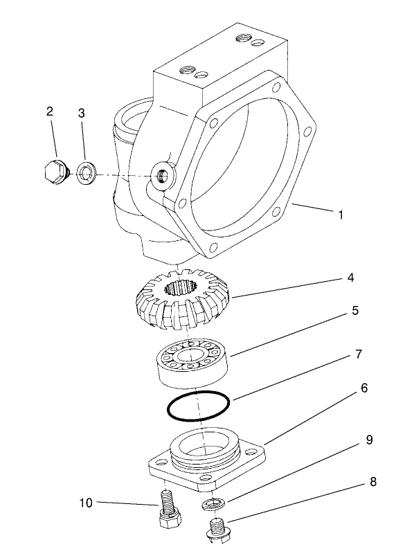 Rear Axle Assembly No. 100-3784 (continued) Axle Case Assembly
