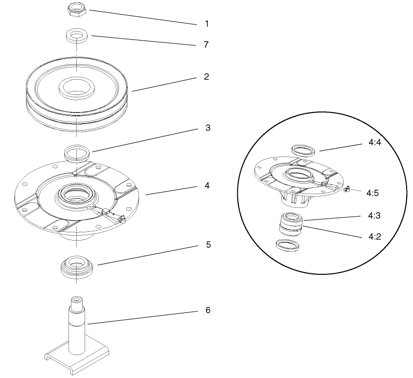 Spindle Assembly No. 104-3530 (front Deck)