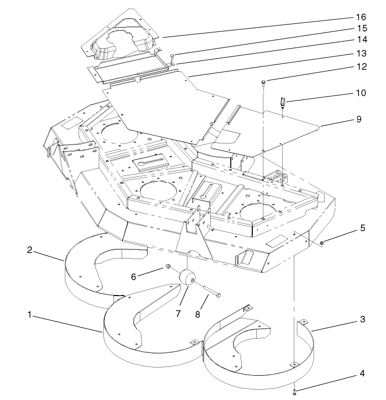 Rear Discharge Chamber And Cover Assembly