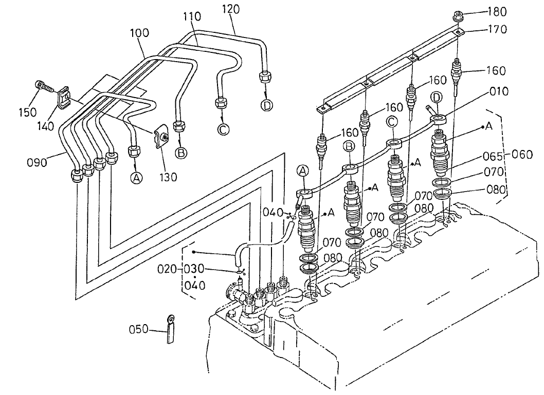 Nozzle Holder And Glow Plug Assembly