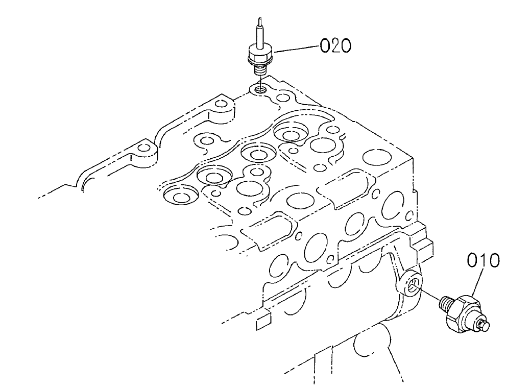 Oil Switch/thermometer And Plug Assembly