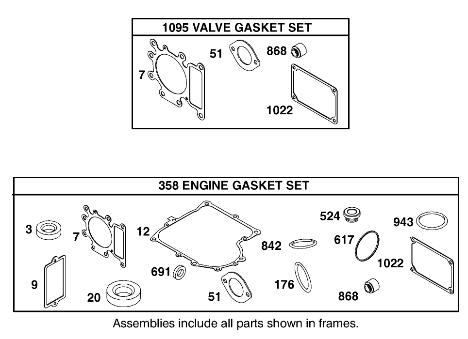 Gasket Assembly Briggs And Stratton 311777-0117-E1