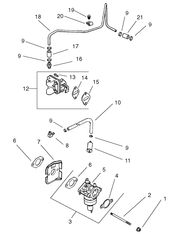 Fuel System Assembly  Kohler CV 490-27503