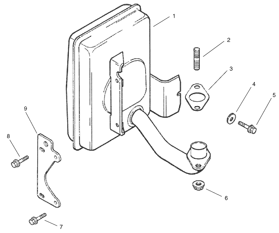 Exhaust Assembly  Kohler CV 490-27503