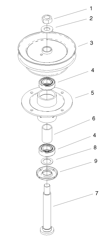 Spindle Assembly No. 104-6318