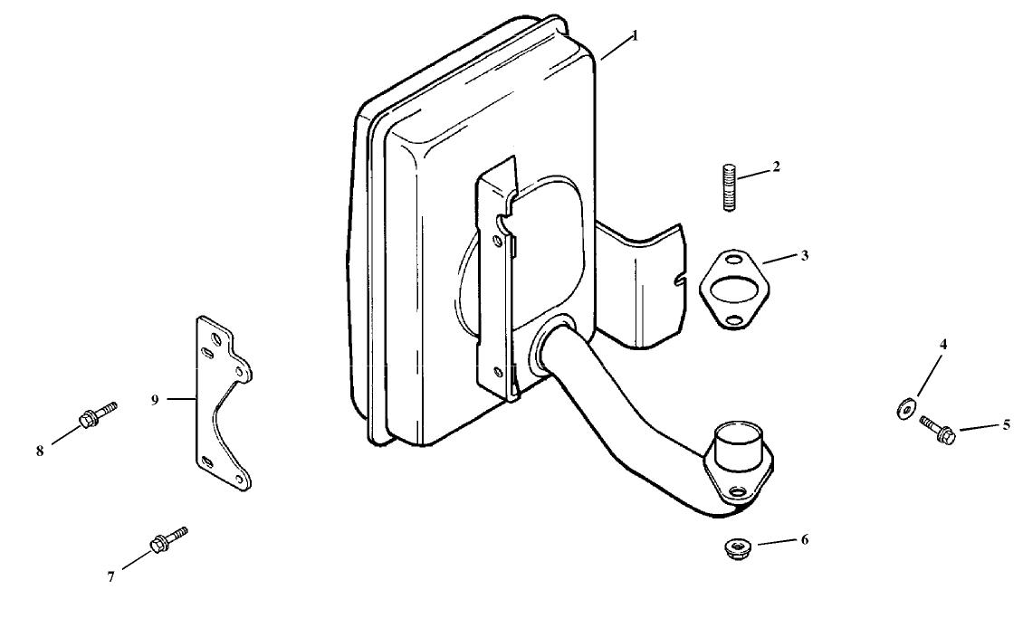Group 11 Exhaust Assembly-Kohler Model Cv15t-41607