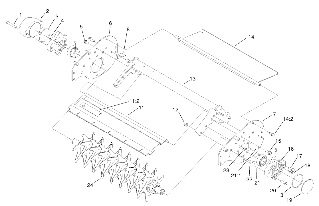 Shaft and Frame Assembly