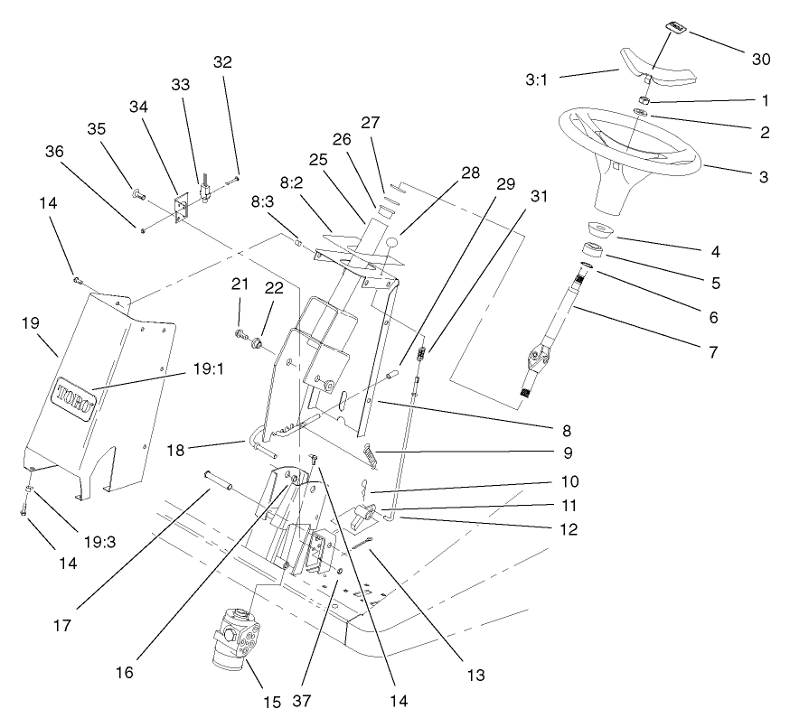 Steering Tower Assembly