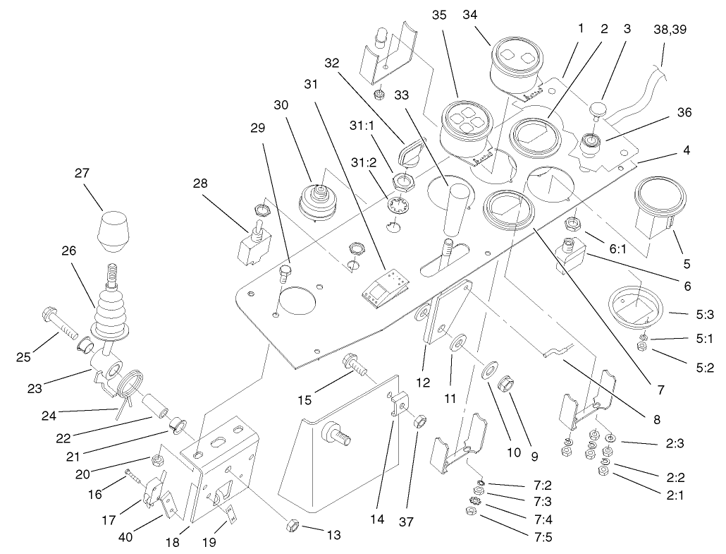 Diesel Control Console Assembly