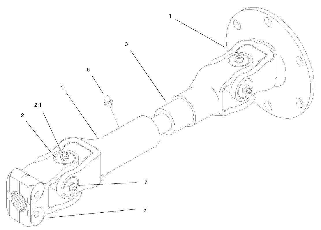 Engine Driveshaft Assembly No. 100-1353