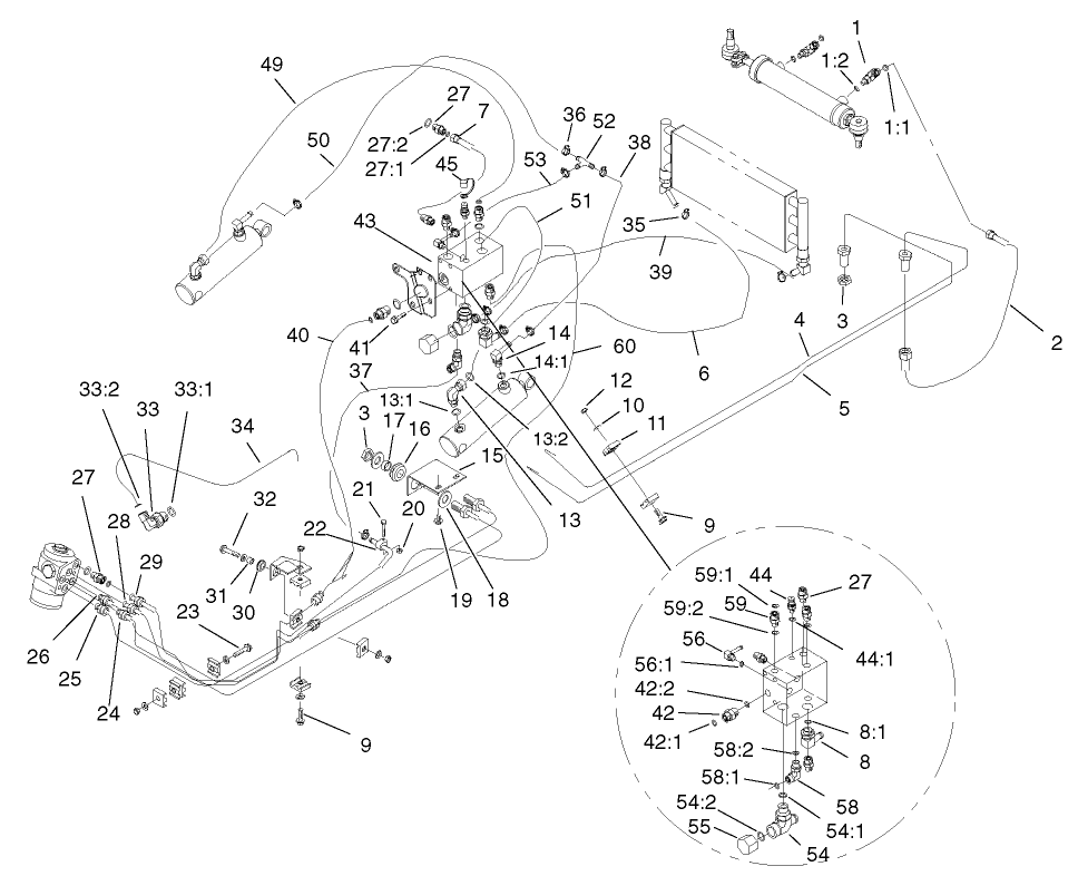 Hydraulic Plumbing Assembly