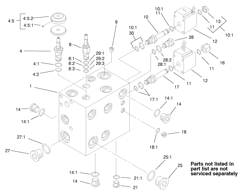 Hydraulic Manifold Assembly No. 94-9291