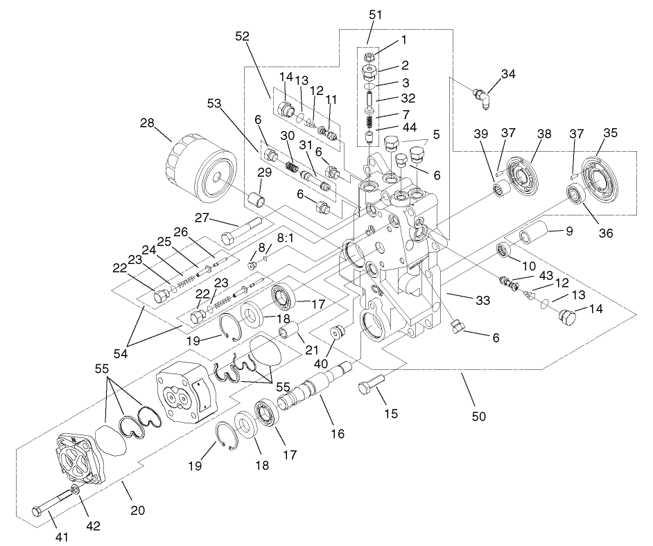 Center Section Assembly Transaxle Assembly No. 95-2630