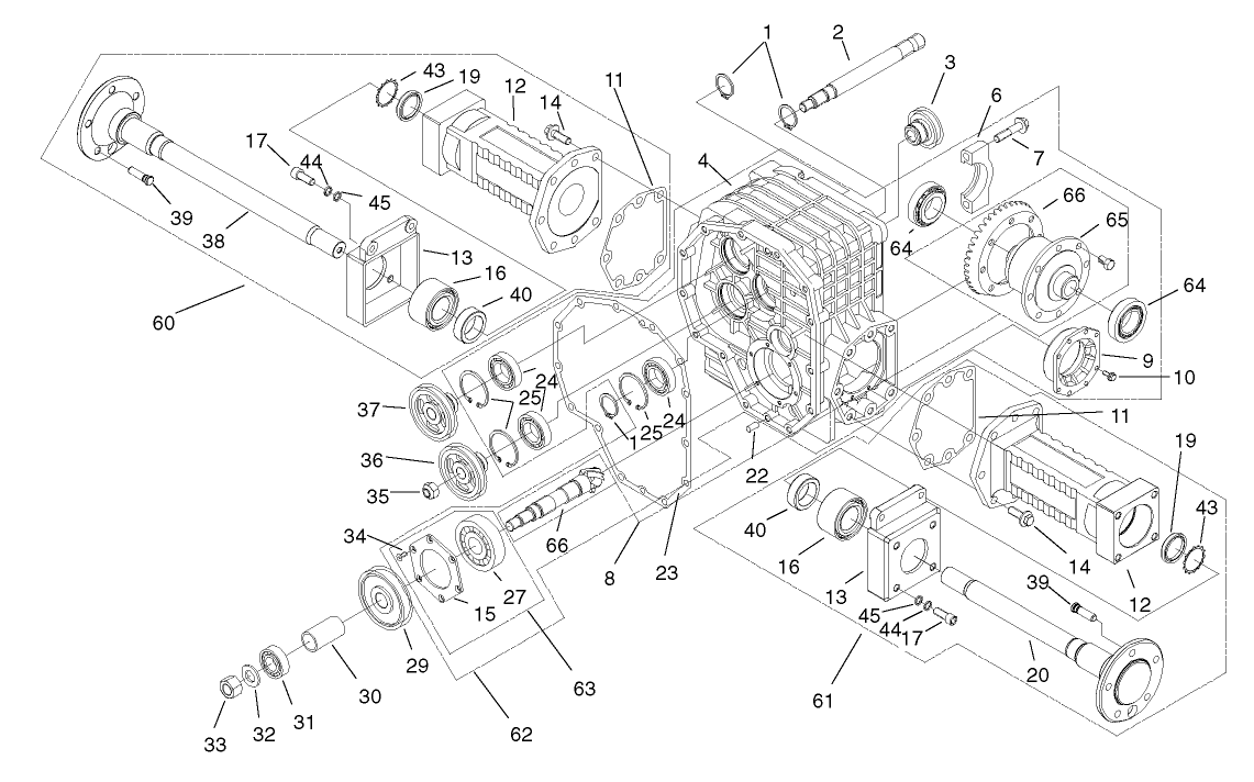 Gear Housing Assembly Transaxle Assembly No. 95-2630