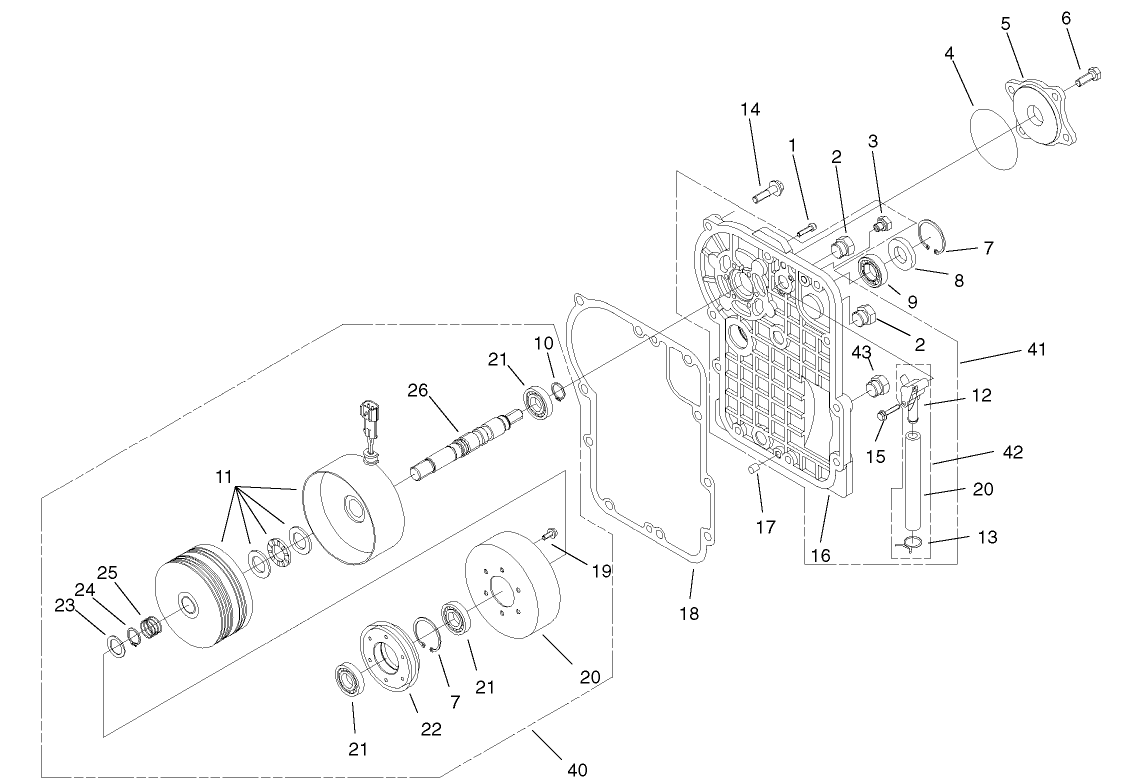 Front Cover Assembly Transaxle Assembly No. 95-2630