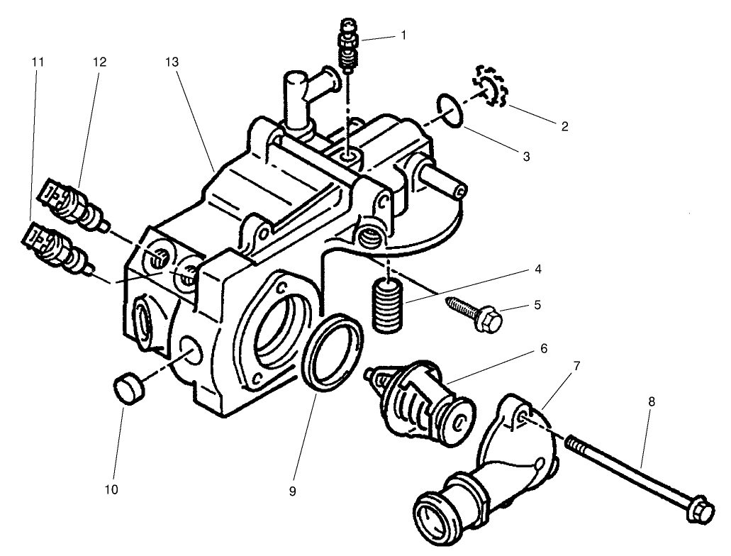 Coolant Outlet Box Assembly