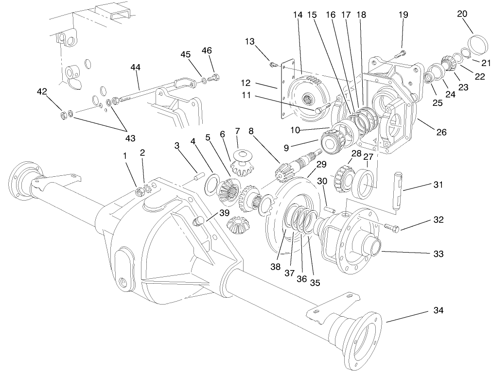 Front Axle Assembly No. 86-9600