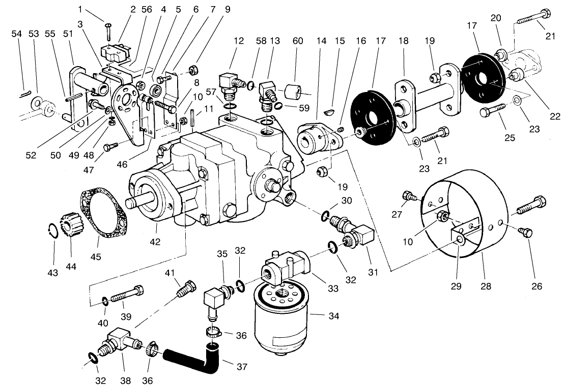 Hydraulic Transmission Assembly