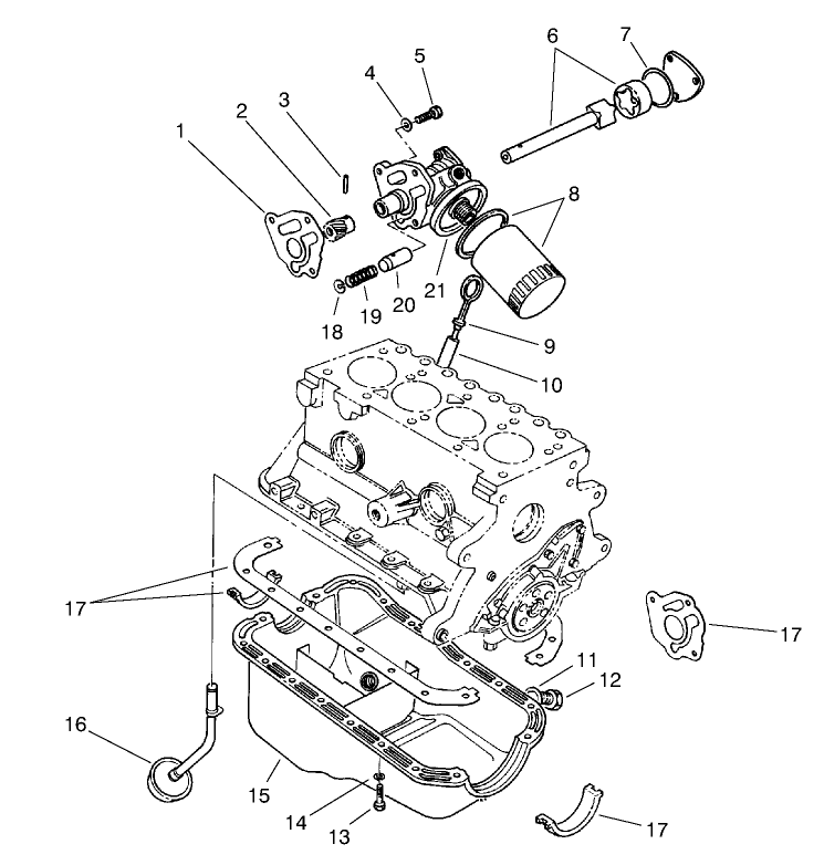 Oil Pump And Filter Assembly