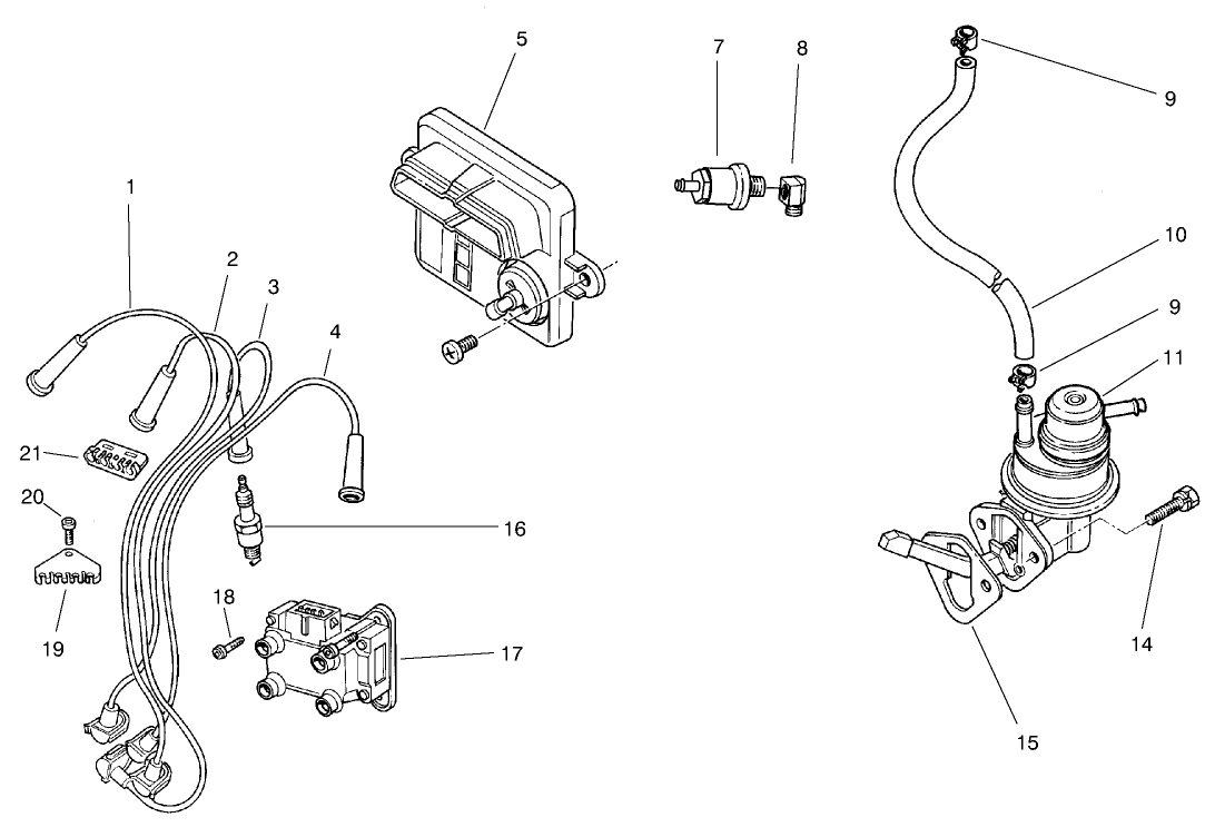 Ignition And Fuel Pump Assembly