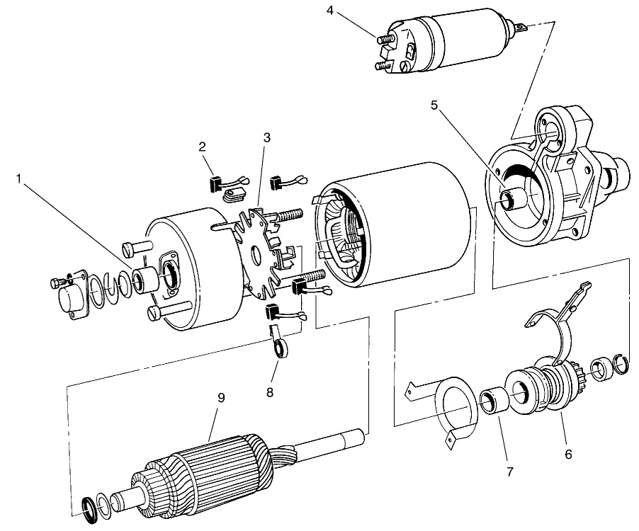 Starter Motor Assembly (91ab11000jb)